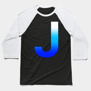 Blue Letter J Baseball T-Shirt